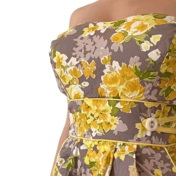 Trixxi Strapless Summer Dress size 3 - Picture 4 of 10